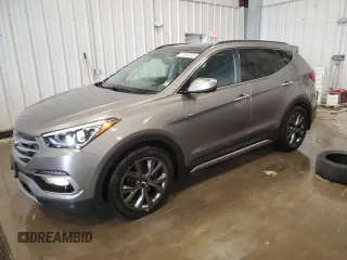 2018 Hyundai Santa Fe Ultimate with VIN 5XYZWDLA3JG536518, listed as a Copart auction lot 51693265 with 137,034 mi miles and Salvage title. Bid and sale history available at DreamBid. Image 1.