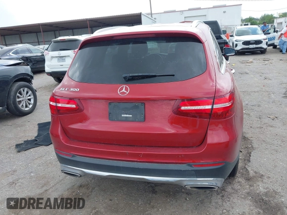 2017 Mercedes-Benz GLC with VIN WDC0G4JB5HF213354, listed as a IAAI auction lot 41939260 with 106,606 mi miles. Bid and sale history available at carsss.com. Image 16.