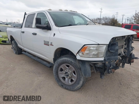 2017 Ram 2500 Tradesman with VIN 3C6UR5HL3HG519898, listed as a IAAI auction lot 41707036 with 176,928 mi miles. Bid and sale history available at carsss.com. Image 1.