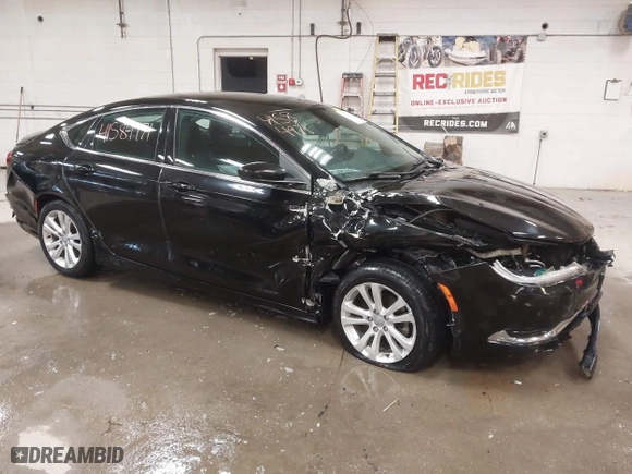 2015 Chrysler 200 Limited with VIN 1C3CCCAB9FN503886, listed as a IAAI auction lot 41584971 with 126,206 mi miles. Bid and sale history available at carsss.com. Image 6.