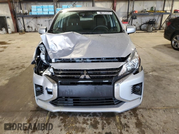 2024 Mitsubishi Mirage ES with VIN ML32AUHJ3RH017533, listed as a Copart auction lot 61968955 with 15,596 mi miles and Salvage title. Bid and sale history available at DreamBid. Image 5.