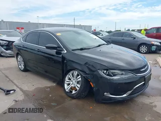 2015 Chrysler 200 Limited with VIN 1C3CCCAB7FN738285, listed as a IAAI auction lot 42351743 with 120,594 mi miles and . Bid and sale history available at DreamBid. Image 1.