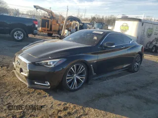 2017 Infiniti Q60 2.0t with VIN JN1CV7EL4HM320083, listed as a Copart auction lot 47426045 with 116,411 mi miles and Salvage Title. Bid and sale history available at DreamBid. Image 1.