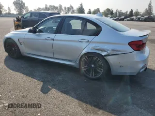 2016 BMW M3 with VIN WBS8M9C52G5D30251, listed as a Copart auction lot 63709275 with 74,404 mi miles and Salvage title. Bid and sale history available at DreamBid. Image 2.