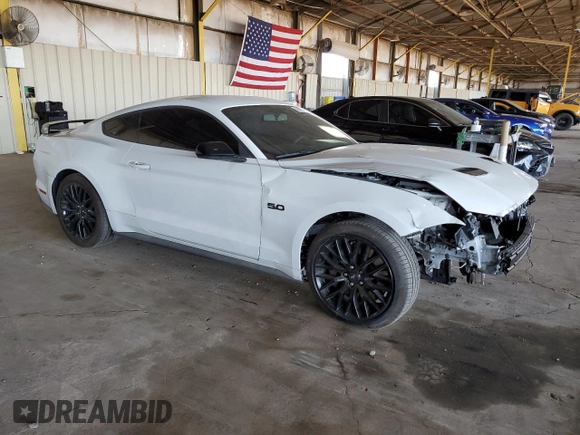 2018 Ford Mustang GT z VIN 1FA6P8CF9J5108759, wystawiony jako Copart lot #59017865 z przebiegiem 79 421 mil mil oraz Szkoda całkowita • Salvage title. Historia ofert i sprzedaży dostępna na DreamBid. Obrazek 4.