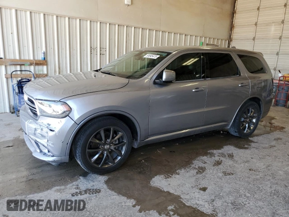 2017 Dodge Durango GT z VIN 1C4RDHDG6HC634599, wystawiony jako Copart lot #54945475 z przebiegiem 165 609 mil mil oraz Szkoda całkowita • Salvage title. Historia ofert i sprzedaży dostępna na DreamBid. Obrazek 1.
