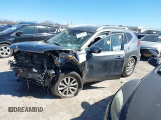 2019 Nissan Rogue SV with VIN JN8AT2MT5KW505497, listed as a IAAI auction lot 41722539 with Not Provided miles and . Bid and sale history available at DreamBid. Image 18.