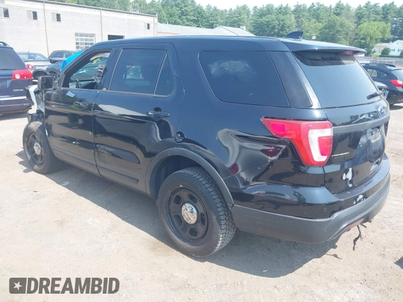 2017 Ford Police Interceptor Utility with VIN 1FM5K8AR3HGA13237, listed as a IAAI auction lot 42663187 with 110,687 mi miles and . Bid and sale history available at DreamBid. Image 3.