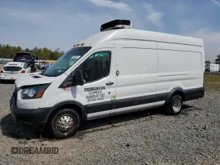 2021 Ford Transit with VIN 1FTBF4X87MKA04342, listed as a Copart auction lot 53891525 with 114,503 mi miles and Salvage title. Bid and sale history available at DreamBid. Image 1.
