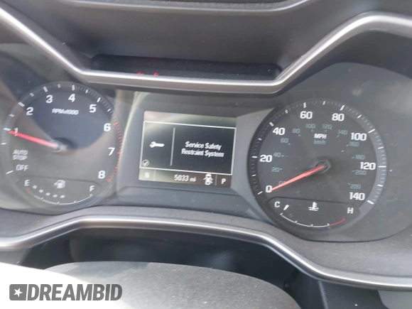 2021 Chevrolet TrailBlazer LS with VIN KL79MMS25MB171335, listed as a IAAI auction lot 42160839 with 5,033 mi miles. Bid and sale history available at carsss.com. Image 7.