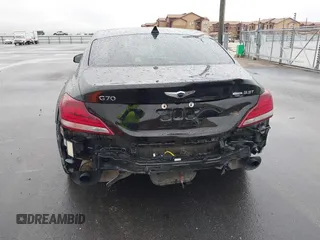 2019 Genesis G70 Dynamic with VIN KMTG34LE2KU020333, listed as a IAAI auction lot 41570026 with 93,020 mi miles and . Bid and sale history available at DreamBid. Image 6.