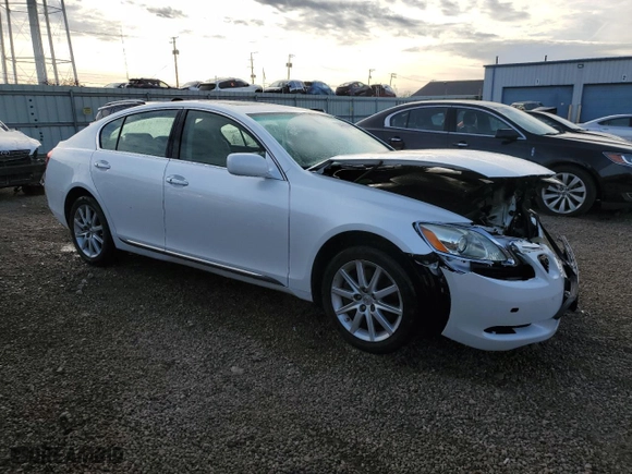 2007 Lexus GS 350 with VIN JTHCE96S470010681, listed as a Copart auction lot 84428684 with 192,643 mi miles and Salvage Title. Bid and sale history available at carsss.com. Image 4.