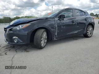 2014 Mazda 3 S Grand Touring with VIN JM1BM1M33E1215459, listed as a Copart auction lot 59188005 with Not provided miles and Salvage title. Bid and sale history available at DreamBid. Image 1.