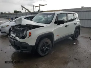 2017 Jeep Renegade Sport with VIN ZACCJBAB3HPE58322, listed as a Copart auction lot 59381615 with 140,437 mi miles and Salvage title. Bid and sale history available at DreamBid. Image 1.