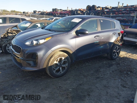 2020 Kia Sportage LX with VIN KNDPM3AC3L7826852, listed as a IAAI auction lot 41588029 with 55,000 mi miles and . Bid and sale history available at DreamBid. Image 17.