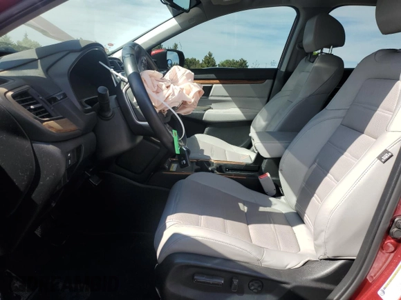 2022 Honda CR-V Touring with VIN 7FARW2H94NE031060, listed as a Copart auction lot 55884655 with 34,419 mi miles and Salvage title. Bid and sale history available at DreamBid. Image 7.