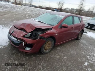 2010 Mazda 3 S Sport with VIN JM1BL1H57A1121755, listed as a Copart auction lot 86003834 with 303,736 mi miles and Salvage Title. Bid and sale history available at DreamBid. Image 1.
