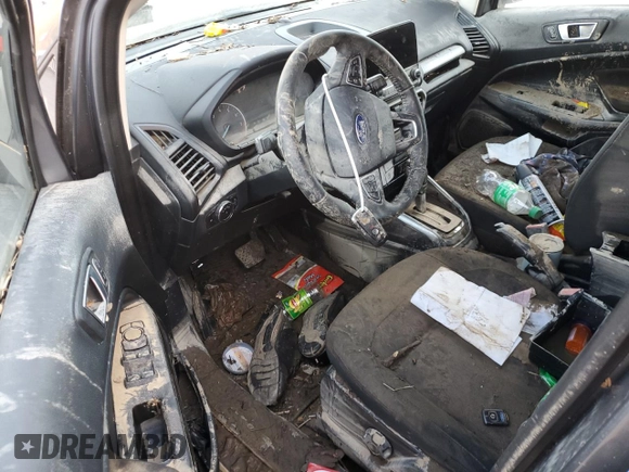 2018 Ford EcoSport SE with VIN MAJ6P1UL3JC215281, listed as a Copart auction lot 46451045 with Not Provided miles and Salvage Title. Bid and sale history available at carsss.com. Image 8.