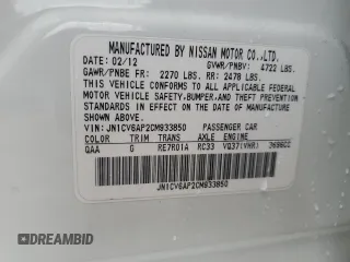 2012 Infiniti G37 Sedan Journey with VIN JN1CV6AP2CM933850, listed as a Copart auction lot 51607495 with 123,891 mi miles and Salvage Title. Bid and sale history available at carsss.com. Image 13.
