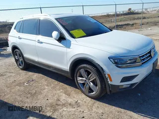 2019 Volkswagen Tiguan SEL Premium with VIN 3VV4B7AX0KM007788, listed as a IAAI auction lot 41227707 with 67,859 mi miles and . Bid and sale history available at DreamBid. Image 1.