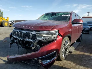 2022 Jeep Wagoneer Series III with VIN 1C4SJVDT0NS116320, listed as a Copart auction lot 58300315 with 108,714 mi miles and Salvage title. Bid and sale history available at DreamBid. Image 1.
