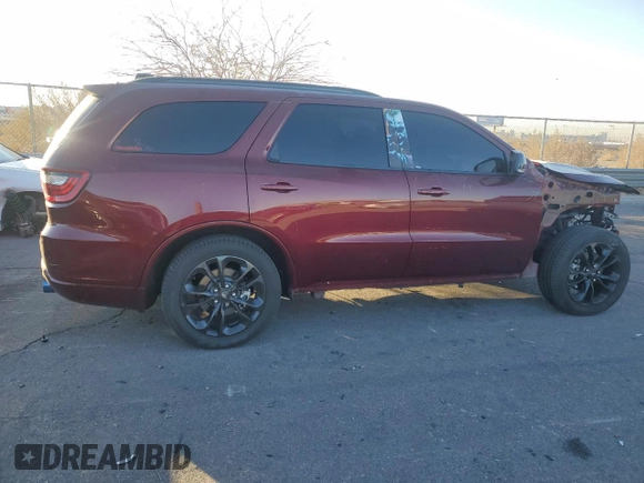 2023 Dodge Durango GT Plus with VIN 1C4RDHDG0PC599539, listed as a Copart auction lot 88904745 with 17,267 mi miles and Salvage title. Bid and sale history available at DreamBid. Image 3.