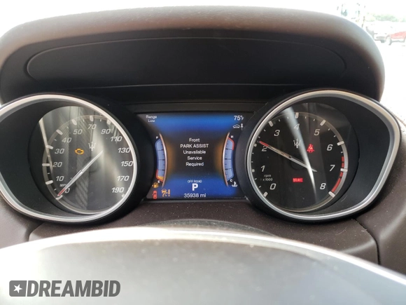 2017 Maserati Levante S with VIN ZN661YUL7HX225799, listed as a Copart auction lot 64947103 with 35,938 mi miles. Bid and sale history available at carsss.com. Image 9.