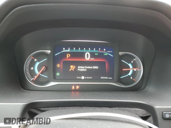 2019 Honda Pilot LX with VIN 5FNYF5H12KB015096, listed as a Copart auction lot 48802345 with 94,445 mi miles and Salvage Title. Bid and sale history available at DreamBid. Image 9.