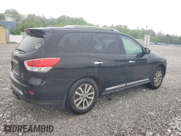 2014 Nissan Pathfinder S z VIN 5N1AR2MM3EC686460, wystawiony jako Copart lot #59270405 z przebiegiem 217 612 mil mil oraz Czysty tytuł • Clean title. Historia ofert i sprzedaży dostępna na DreamBid. Obrazek 3.