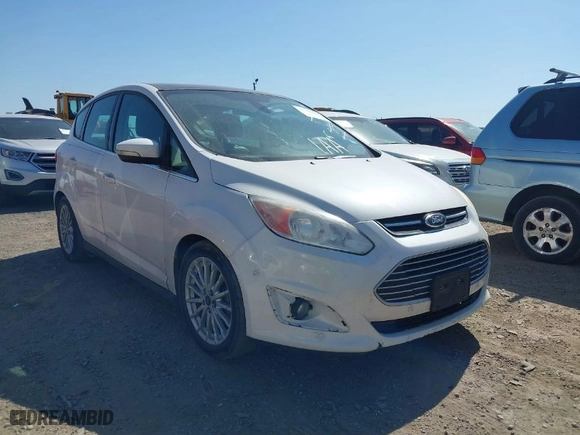 2015 Ford C-Max Hybrid SEL with VIN 1FADP5BU8FL104632, listed as a IAAI auction lot 41780808 with 196,673 mi miles. Bid and sale history available at carsss.com. Image 1.