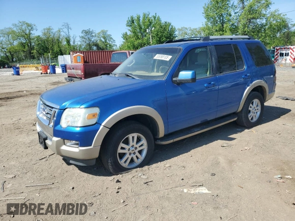 2010 Ford Explorer Eddie Bauer with VIN 1FMEU7EE4AUA09023, listed as a Copart auction lot 55098105 with 154,793 mi miles and Clean Title. Bid and sale history available at carsss.com. Image 1.