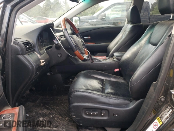 2011 Lexus RX 450h with VIN JTJBC1BA3B2039830, listed as a Copart auction lot 57277295 with 222,381 mi miles and Salvage title. Bid and sale history available at DreamBid. Image 7.