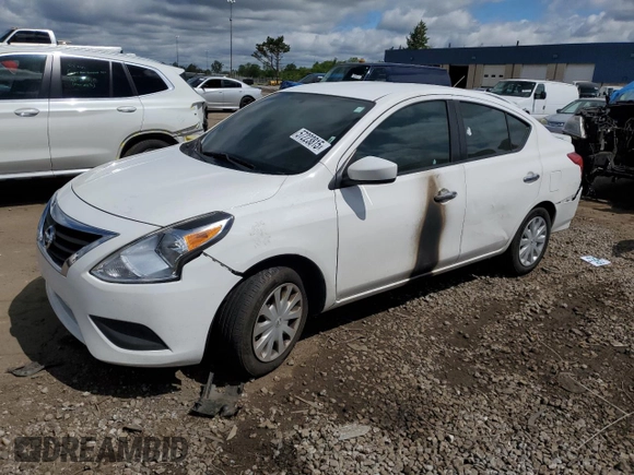 2019 Nissan Versa SV с VIN 3N1CN7AP4KL814079, выставлен на аукционе Copart как лот 57223815 с пробегом Не указан миль и Чистый • Clean title. История ставок и продаж доступна на DreamBid. Изображение 1.