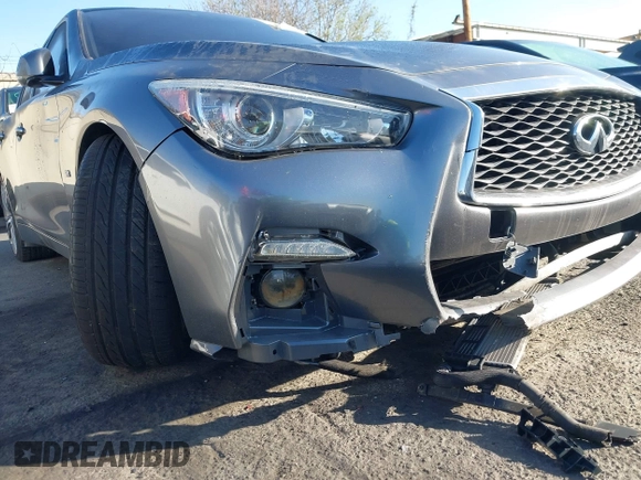 2018 Infiniti Q50 3.0t LUXE with VIN JN1EV7AP0JM592010, listed as a IAAI auction lot 41521512 with 103,966 mi miles. Bid and sale history available at carsss.com. Image 6.