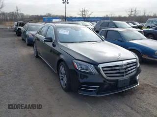 2019 Mercedes-Benz S 560 with VIN WDDUG8GB1KA430335, listed as a IAAI auction lot 41750716 with 32,468 mi miles and . Bid and sale history available at carsss.com. Image 1.