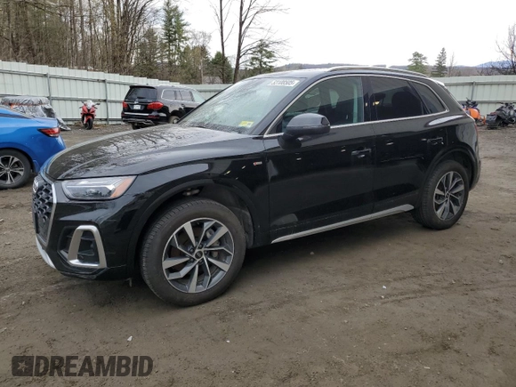 2023 Audi Q5 S line Premium Plus z VIN WA1EAAFY3P2191623, wystawiony jako Copart lot #53108505 z przebiegiem 20 154 mil mil oraz Szkoda całkowita • Salvage title. Historia ofert i sprzedaży dostępna na DreamBid. Obrazek 1.
