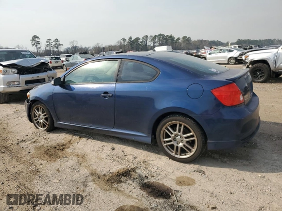 2005 Scion tC with VIN JTKDE177450043414, listed as a Copart auction lot 45733675 with 297,528 mi miles and Salvage Title. Bid and sale history available at carsss.com. Image 2.