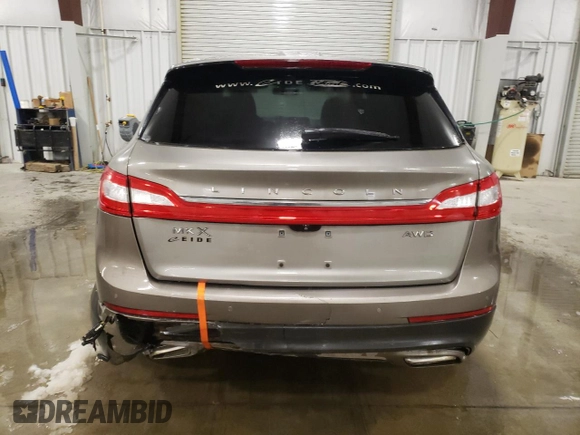 2017 Lincoln MKX Select with VIN 2LMPJ8KR8HBL20506, listed as a Copart auction lot 88222475 with 159,315 mi miles and Salvage Title. Bid and sale history available at carsss.com. Image 6.