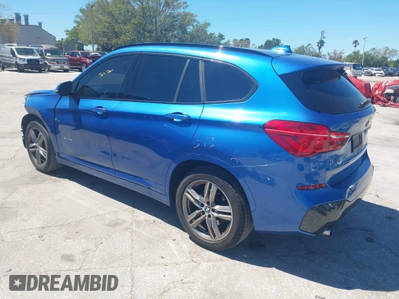 2017 BMW X1 sDrive28i with VIN WBXHU7C31H5H33281, listed as a IAAI auction lot 41814792 with 55,756 mi miles. Bid and sale history available at carsss.com. Image 3.