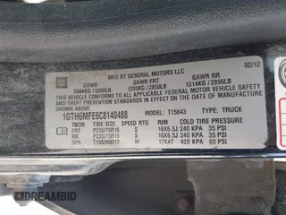 2012 GMC Canyon SLE1 z VIN 1GTH6MFE6C8140488, wystawiony jako IAAI lot #42399125 z przebiegiem 92 729 mil mil oraz . Historia ofert i sprzedaży dostępna na DreamBid. Obrazek 9.