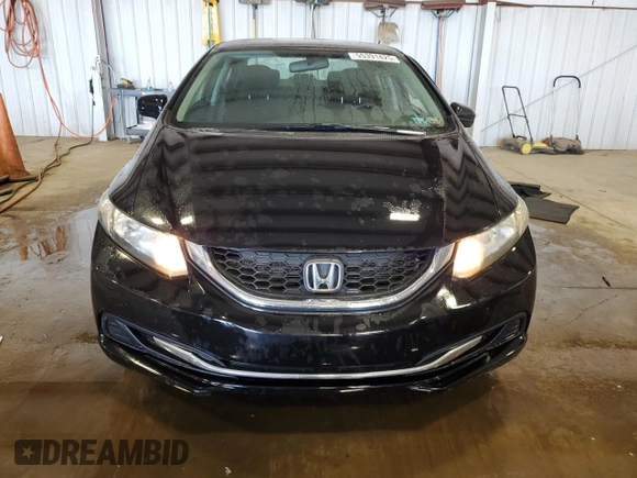 2014 Honda Civic LX with VIN 19XFB2F57EE202917, listed as a Copart auction lot 55391425 with 127,198 mi miles and Salvage Title. Bid and sale history available at carsss.com. Image 5.