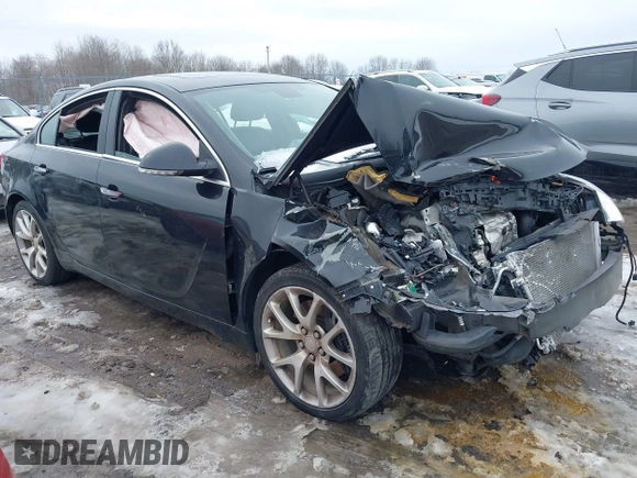 2014 Buick Regal GS with VIN 2G4GU5GX3E9228974, listed as a IAAI auction lot 41690040 with 102,322 mi miles and . Bid and sale history available at DreamBid. Image 1.