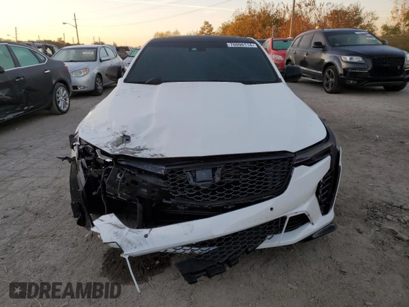 2023 Cadillac CT4-V Blackwing z VIN 1G6DL5RP6P0410806, wystawiony jako Copart lot #76096114 z przebiegiem 17 055 mil mil oraz Szkody całkowita. Historia ofert i sprzedaży dostępna na DreamBid. Obrazek 5.
