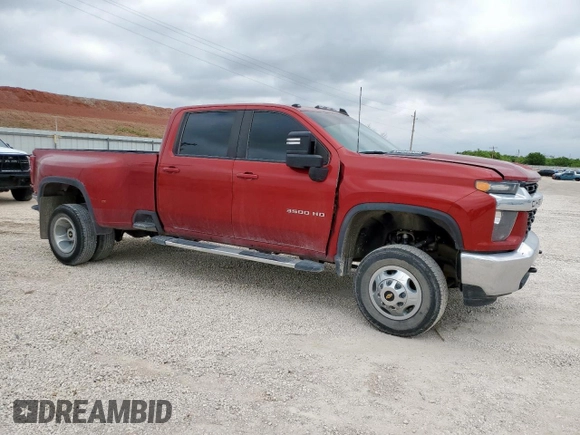 2023 Chevrolet Silverado 3500HD LT with VIN 1GC4YTEY2PF106905, listed as a Copart auction lot 58533215 with 35,091 mi miles and Salvage title. Bid and sale history available at DreamBid. Image 4.