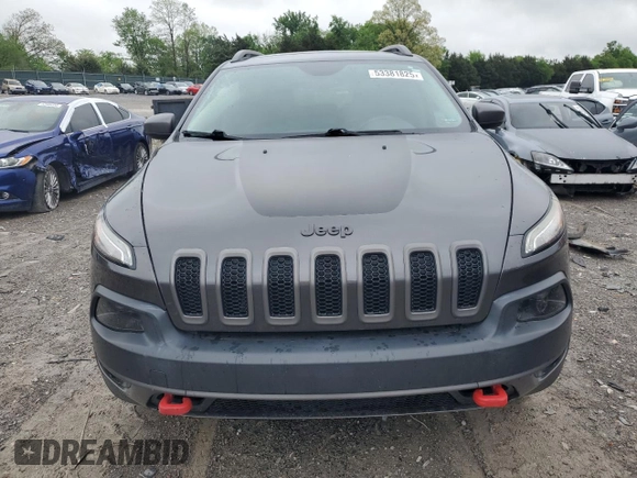 2016 Jeep Cherokee Trailhawk z VIN 1C4PJMBS1GW211605, wystawiony jako Copart lot #53381825 z przebiegiem 160 238 mil mil oraz Szkoda całkowita • Salvage title. Historia ofert i sprzedaży dostępna na DreamBid. Obrazek 5.