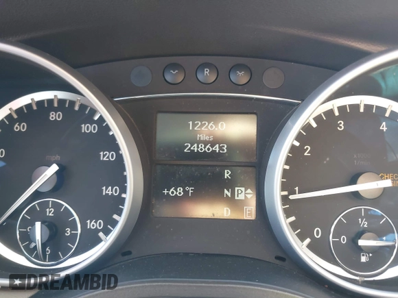 2011 Mercedes-Benz R 350 with VIN 4JGCB6FE7BA113434, listed as a IAAI auction lot 41460531 with 248,643 mi miles and . Bid and sale history available at DreamBid. Image 7.
