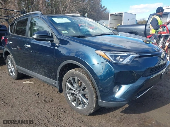 2018 Toyota RAV4 Limited with VIN JTMDFREV9JJ723737, listed as a IAAI auction lot 41462686 with 109,701 mi miles. Bid and sale history available at carsss.com. Image 1.