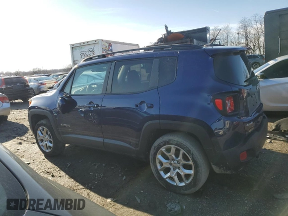 2016 Jeep Renegade Latitude with VIN ZACCJBBT6GPC80444, listed as a Copart auction lot 44315655 with 118,980 mi miles and Salvage Title. Bid and sale history available at carsss.com. Image 2.