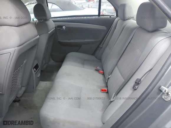 2008 Chevrolet Malibu LS w/1LS with VIN 1G1ZG57B88F175413, listed as a IAAI auction lot 21795623 with 124,132 mi miles. Bid and sale history available at carsss.com. Image 8.