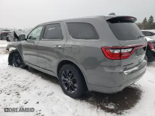 2022 Dodge Durango GT Plus with VIN 1C4RDJDG8NC183274, listed as a Copart auction lot 89111685 with 123,443 mi miles and Salvage Title. Bid and sale history available at carsss.com. Image 2.